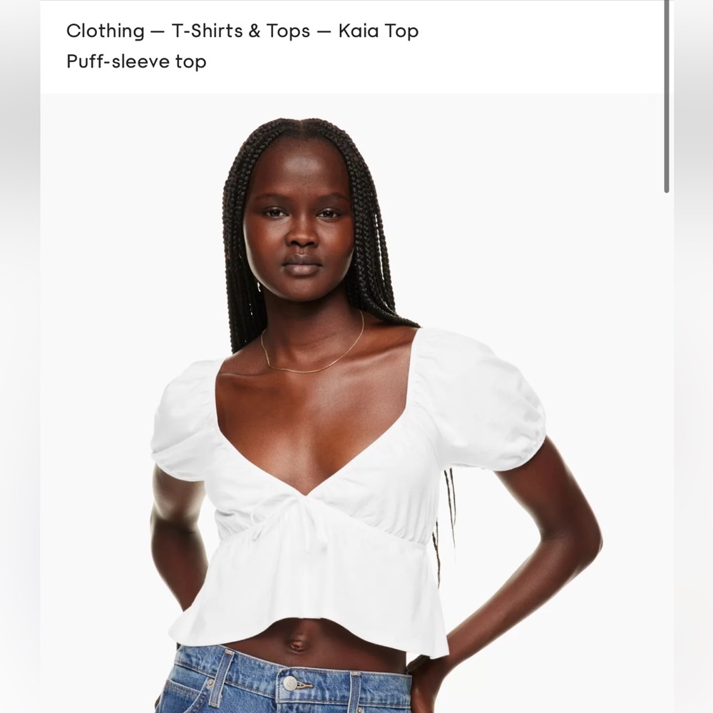 Aritzia Sunday Best Kaia top